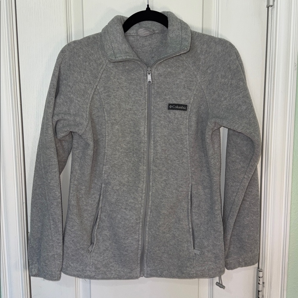 Columbia Light Gray Fleece Jacket